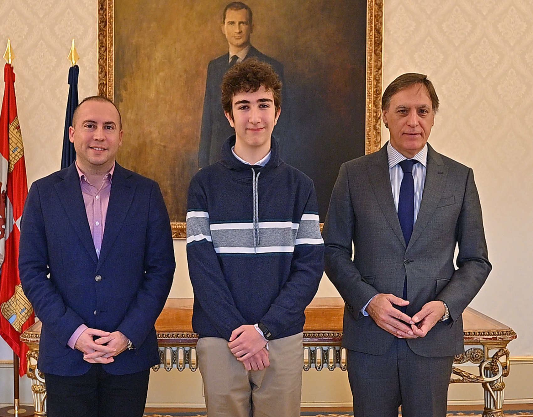 Luis Sanchez  Diego Alonso y Carlos Garcia Carbayo