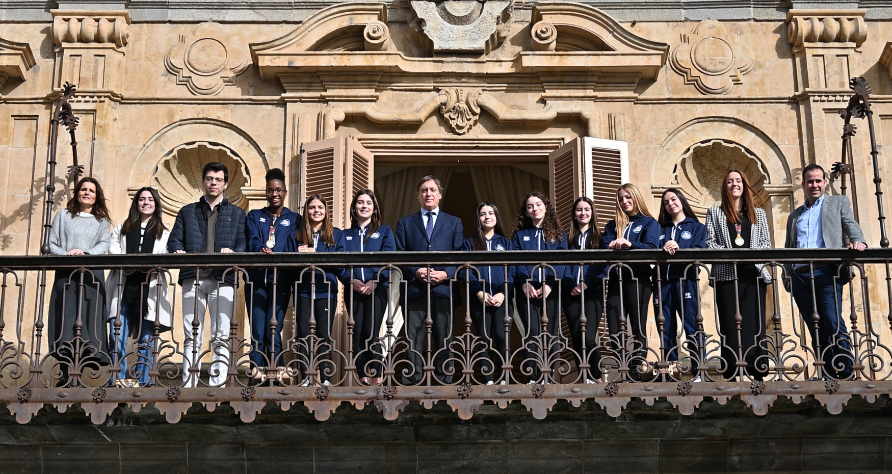 Recepcion a la representacion salmantina en la Seleccion Femenina de Baloncesto Infantil