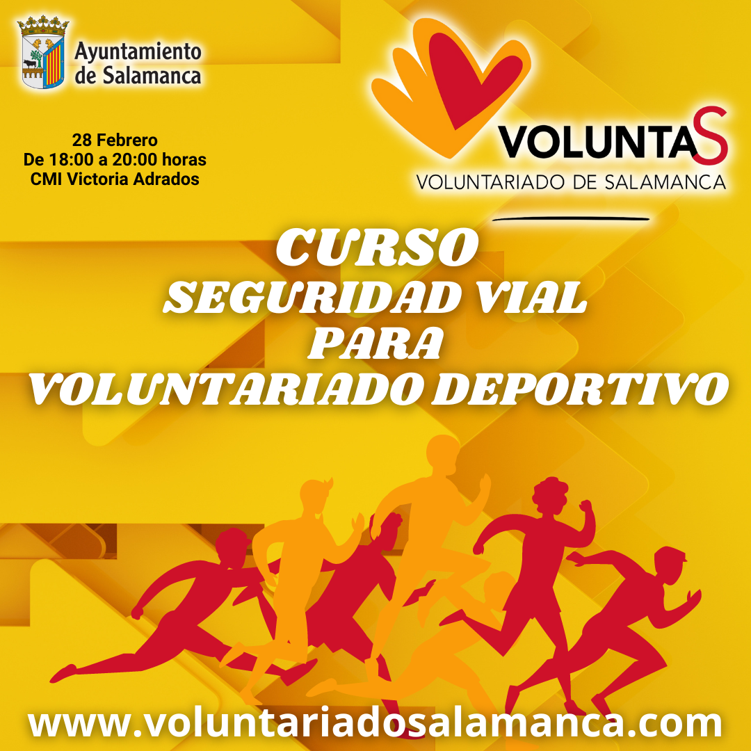 Cartel anunciador del curso de voluntariado