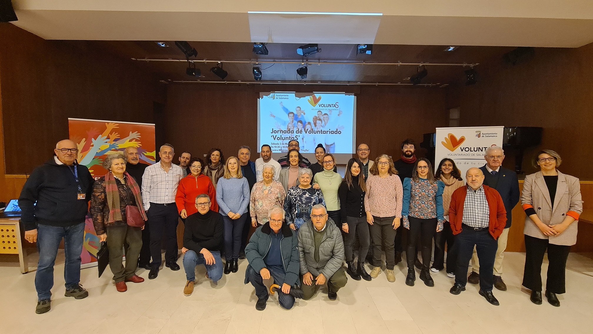 Participantes en el encuentro de voluntariado