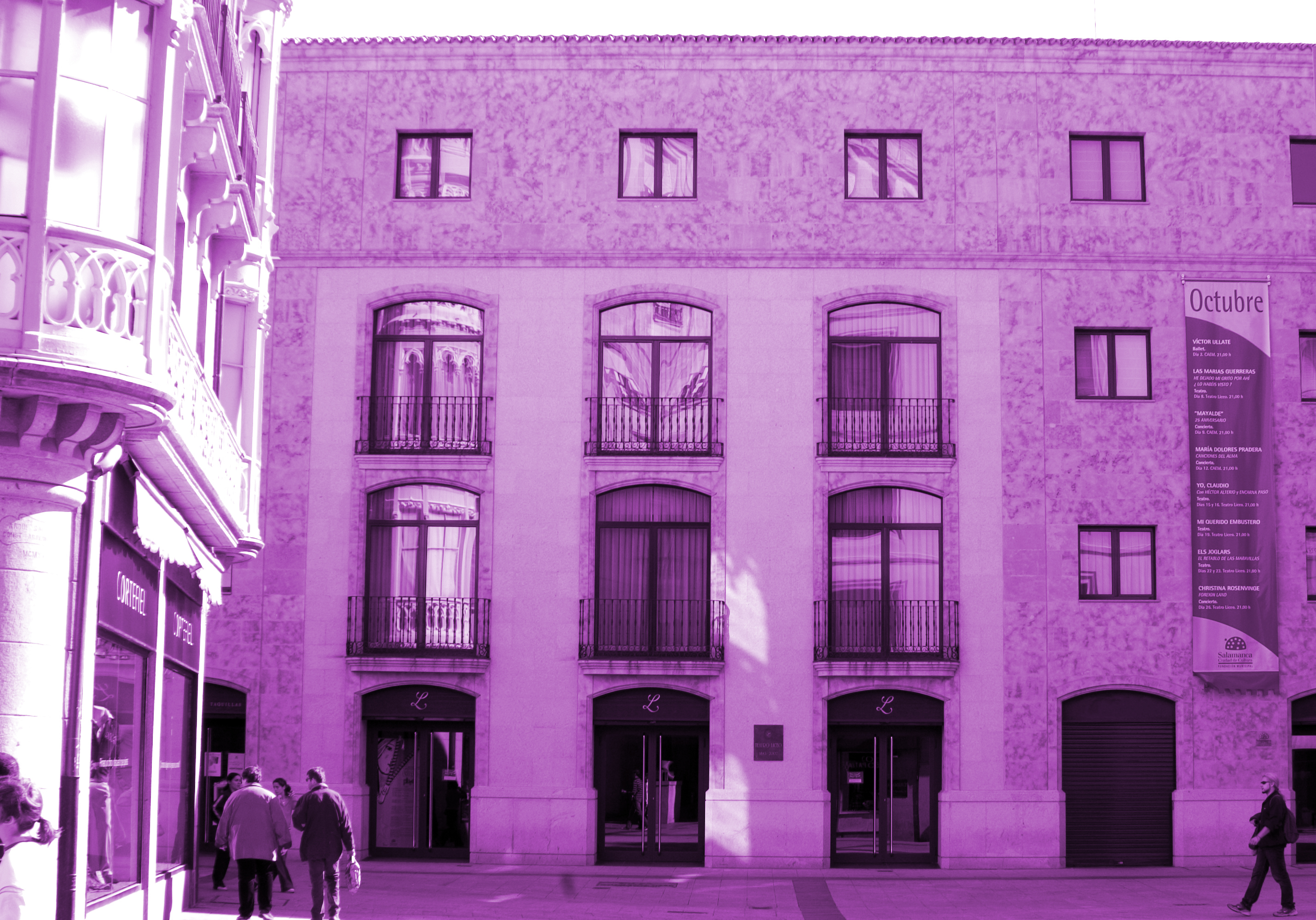 Fachada del Teatro Liceo