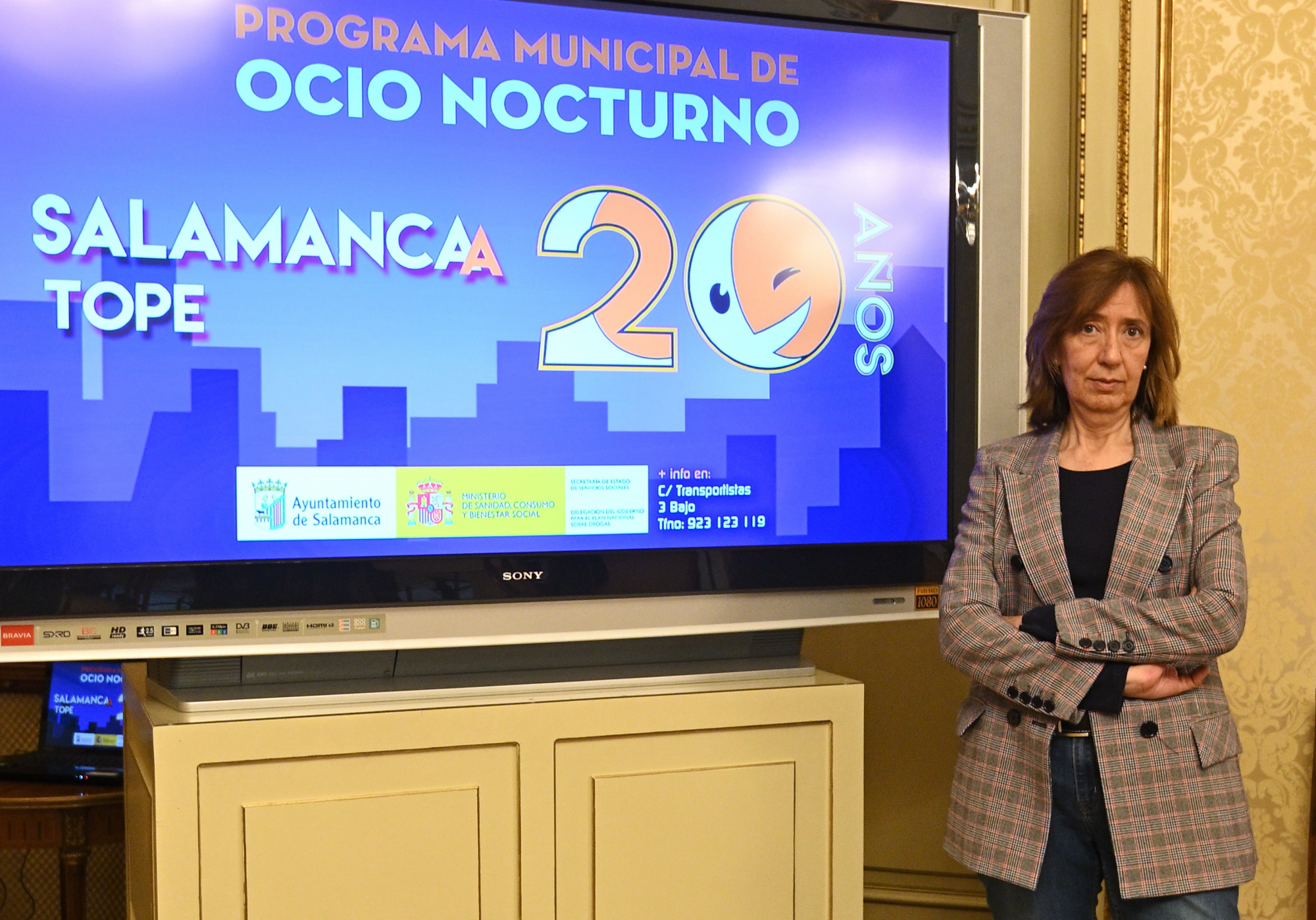 La concejala de Salud Publico  Maria Jose Fresnadillo