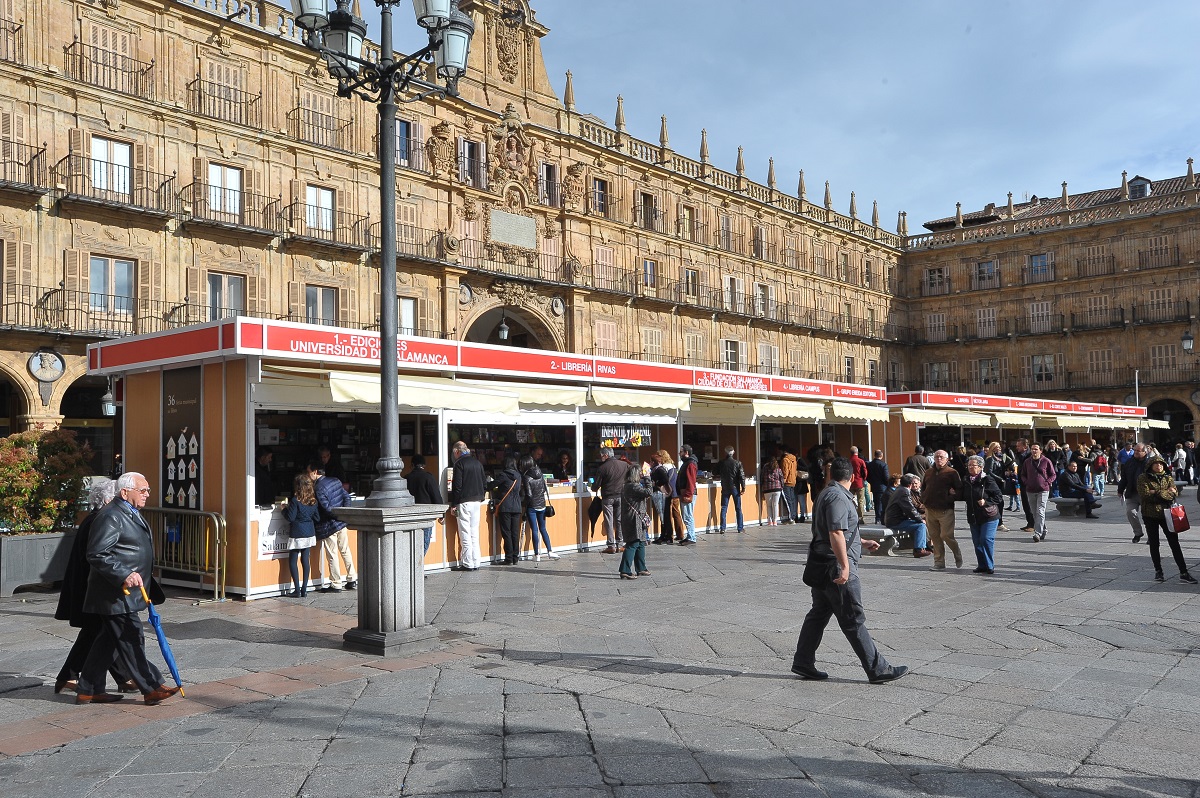 Imagen de archivo de la Feria del Libro de Salamanca