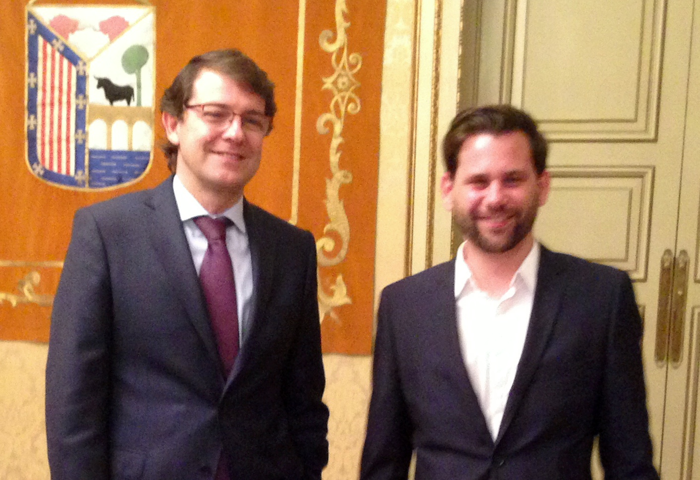 El alcalde de Salamanca y el portavoz del Grupo Ciudadanos Salamanca