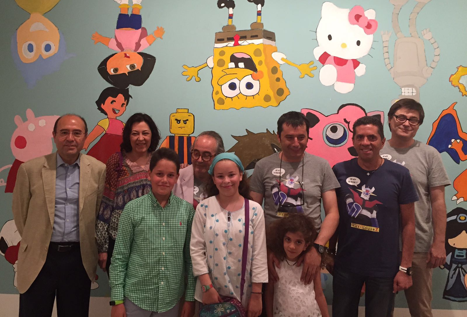 Inauguracion de la exposicion  Los hijos de Mazinger Z