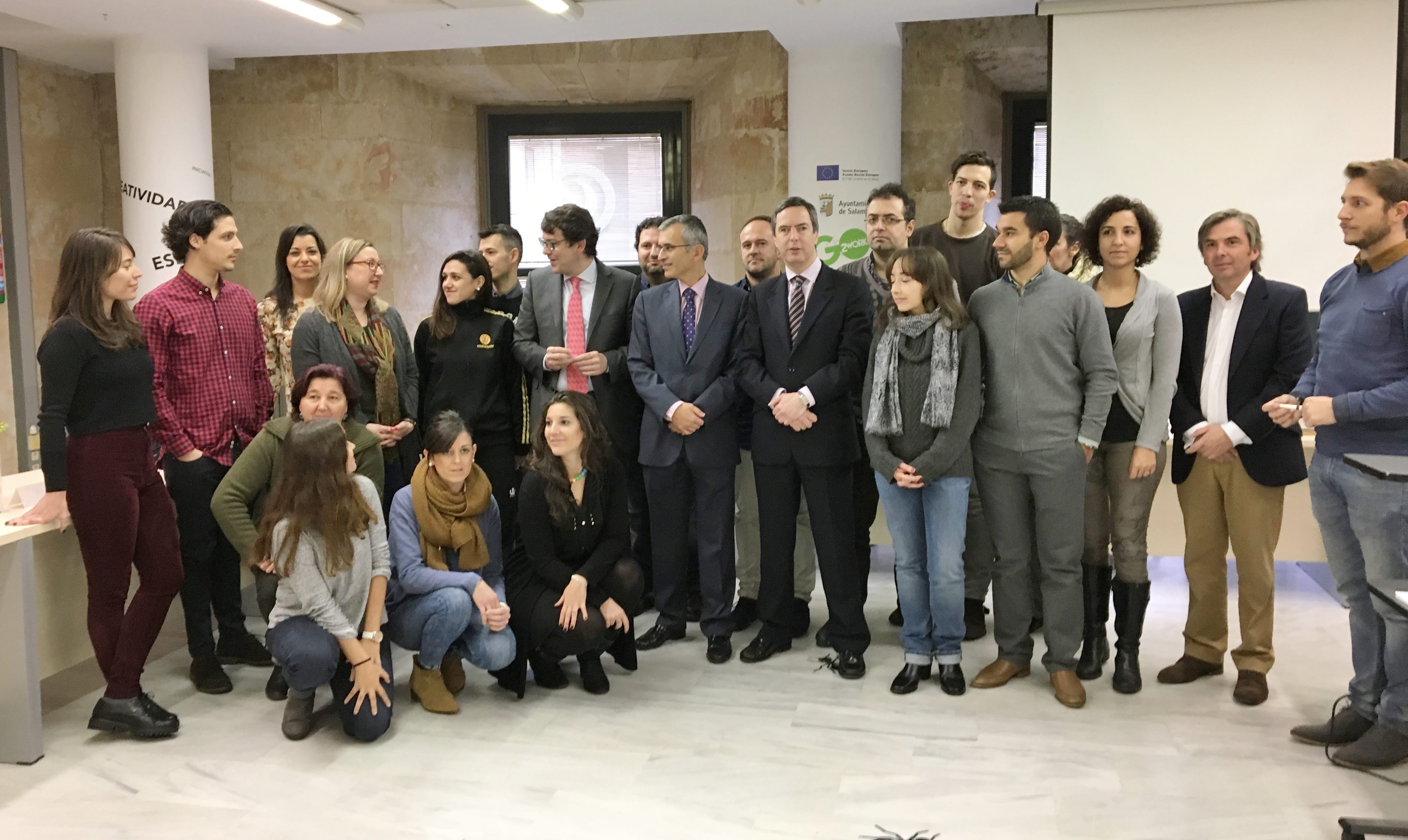 El alcalde de Salamanca visito el nuevo espacio Coworking
