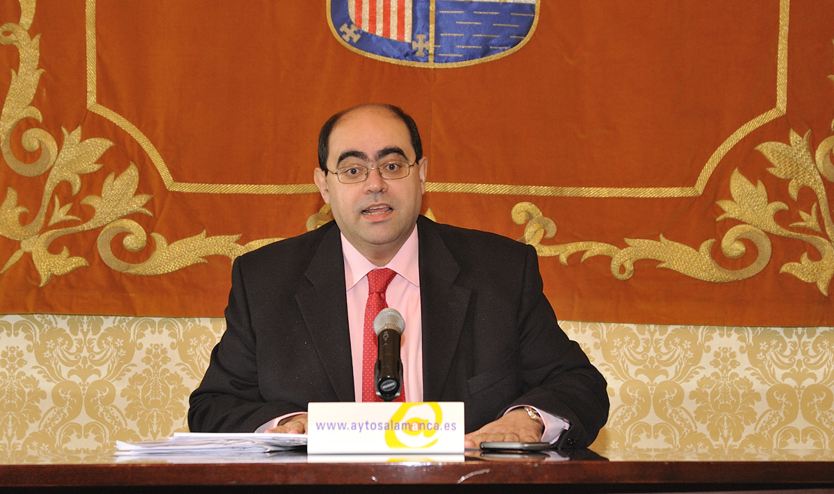 El concejal de Hacienda del Ayuntamiento de Salamanca  Fernando Rodriguez