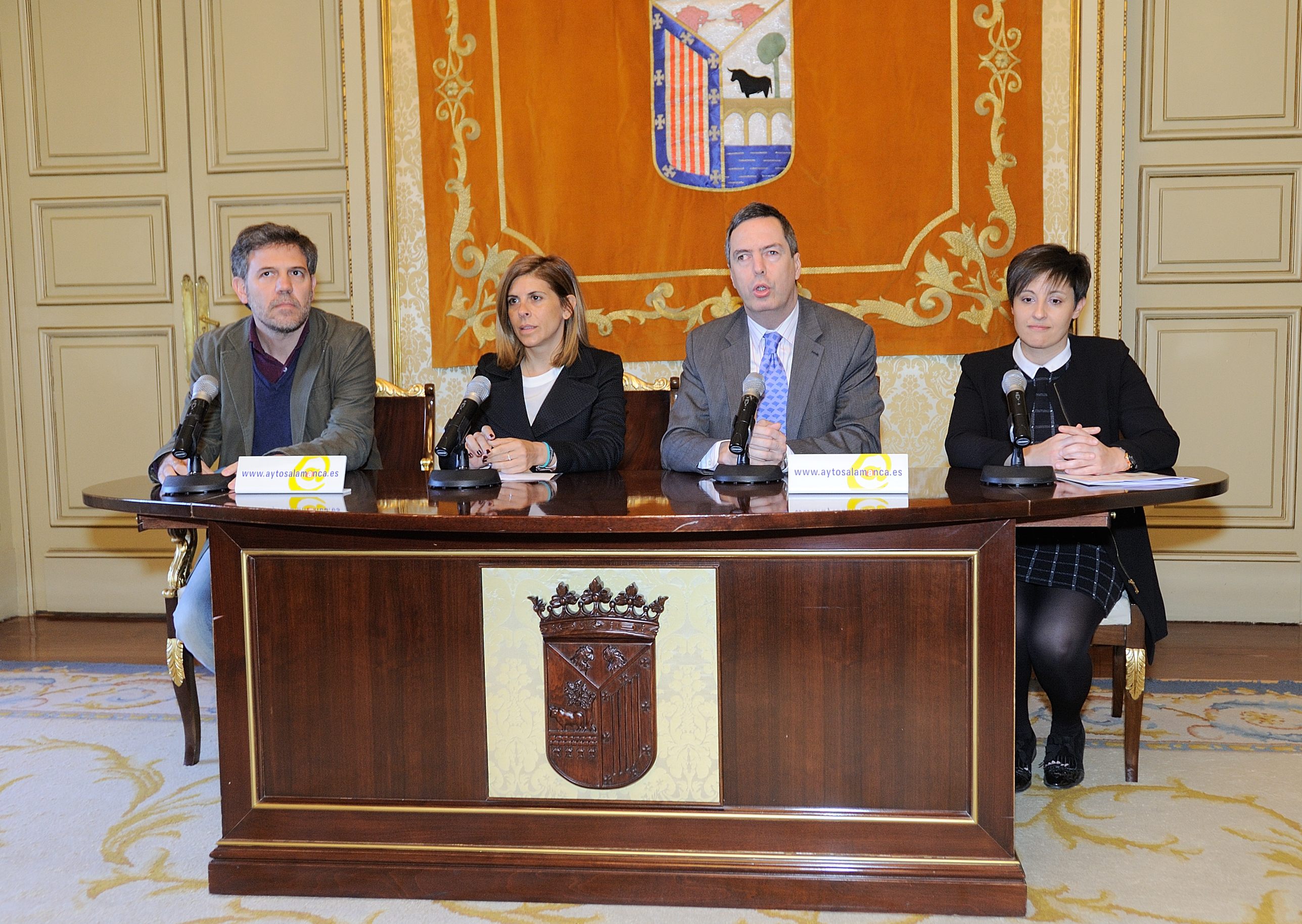 Presentacion de la  Lanzadera de Empleo  en el Ayuntamiento de Salamanca