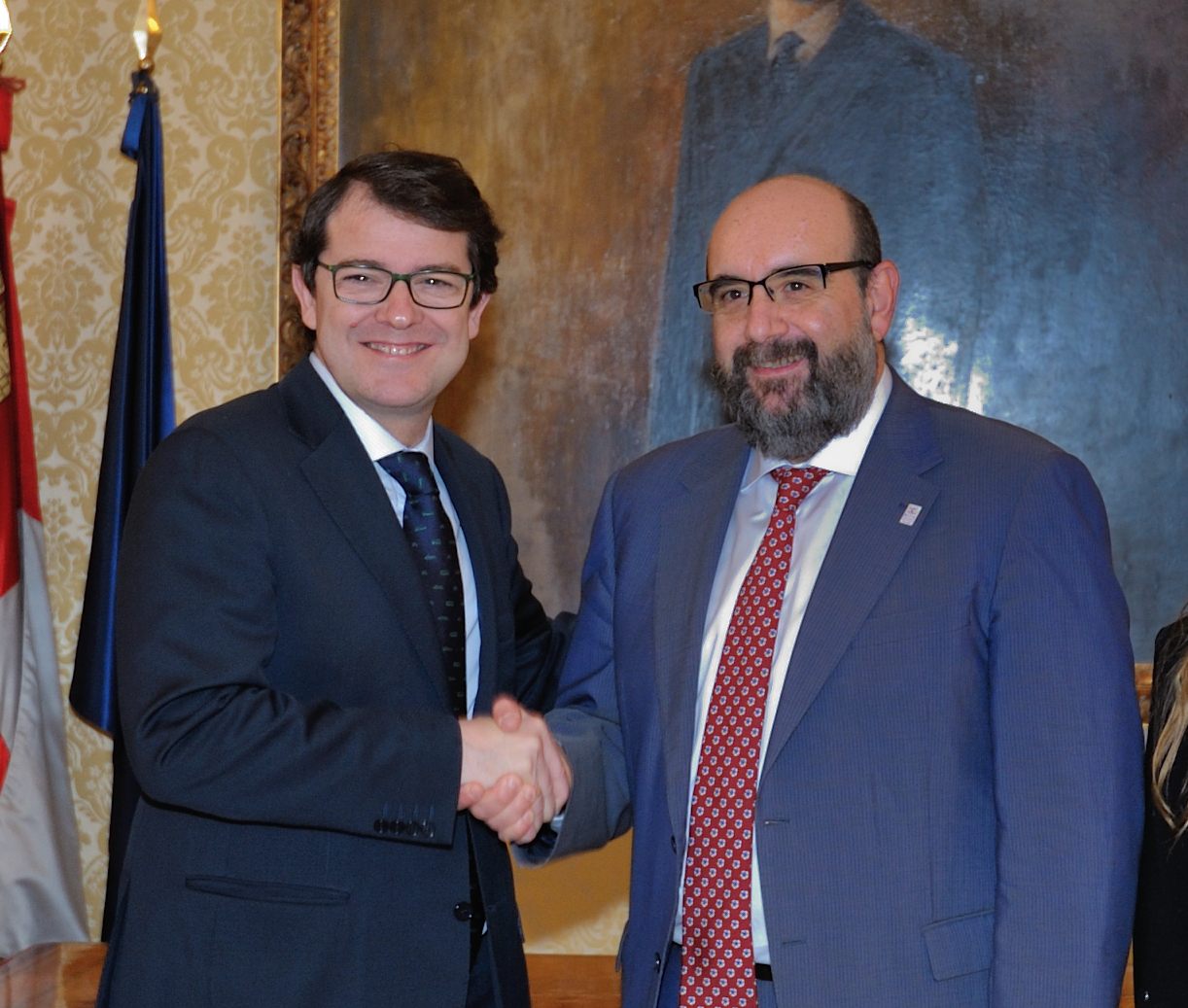El alcalde de Salamanca y el presidente nacional del sindicato CSIF