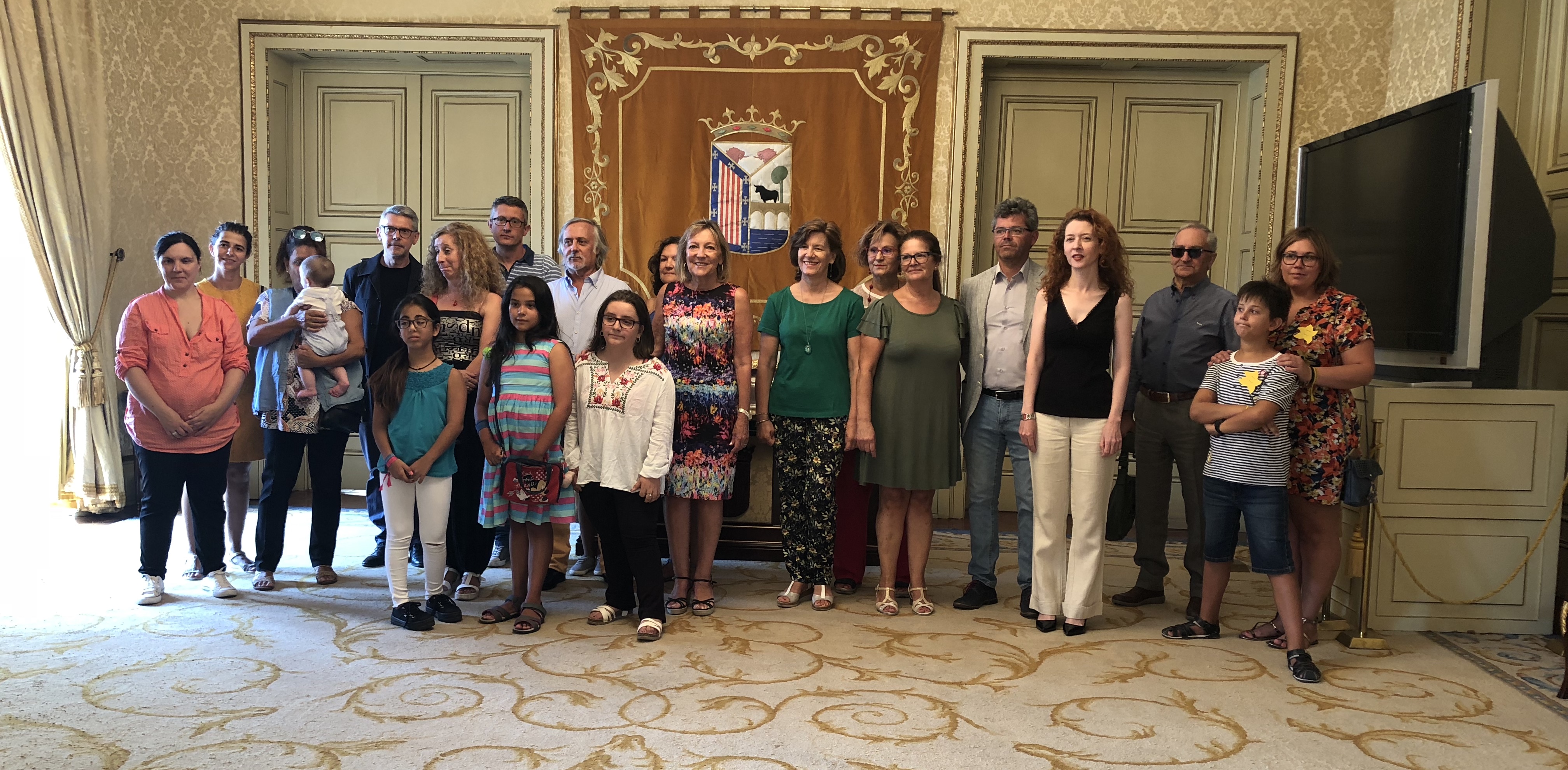 Recepcion en el Ayuntamiento de la Asociacion Nacional de Sindrome de Turner