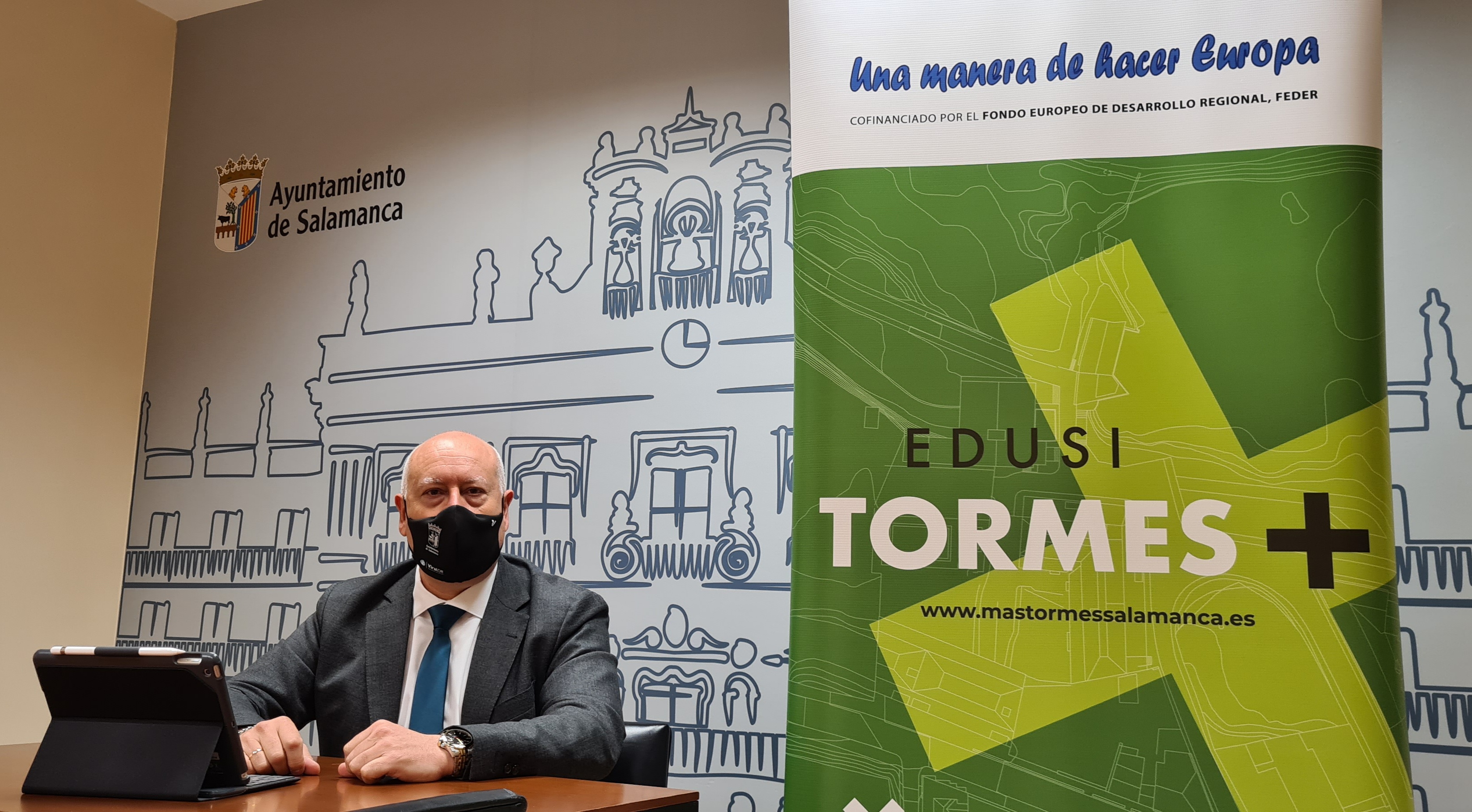 El concejal de Promocion Economica  Comercio y Mercados  Juan Jose Sanchez
