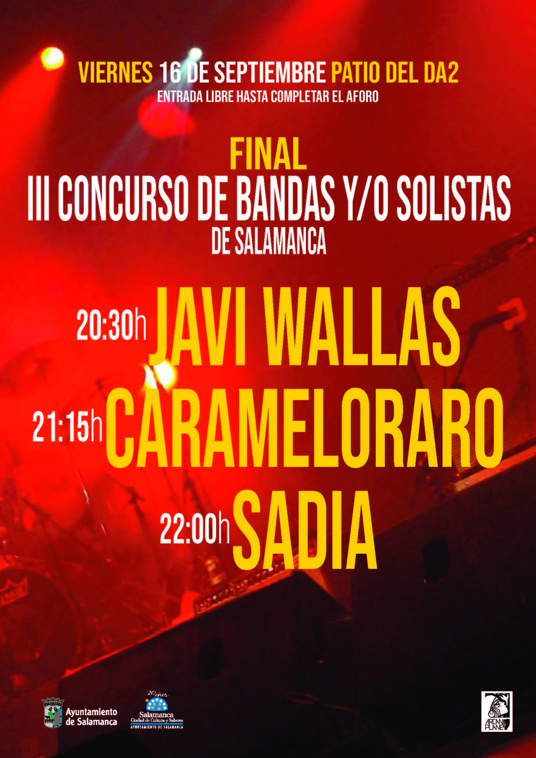 El 16 de septiembre tendra lugar la final del III Concurso Municipal de Bandas