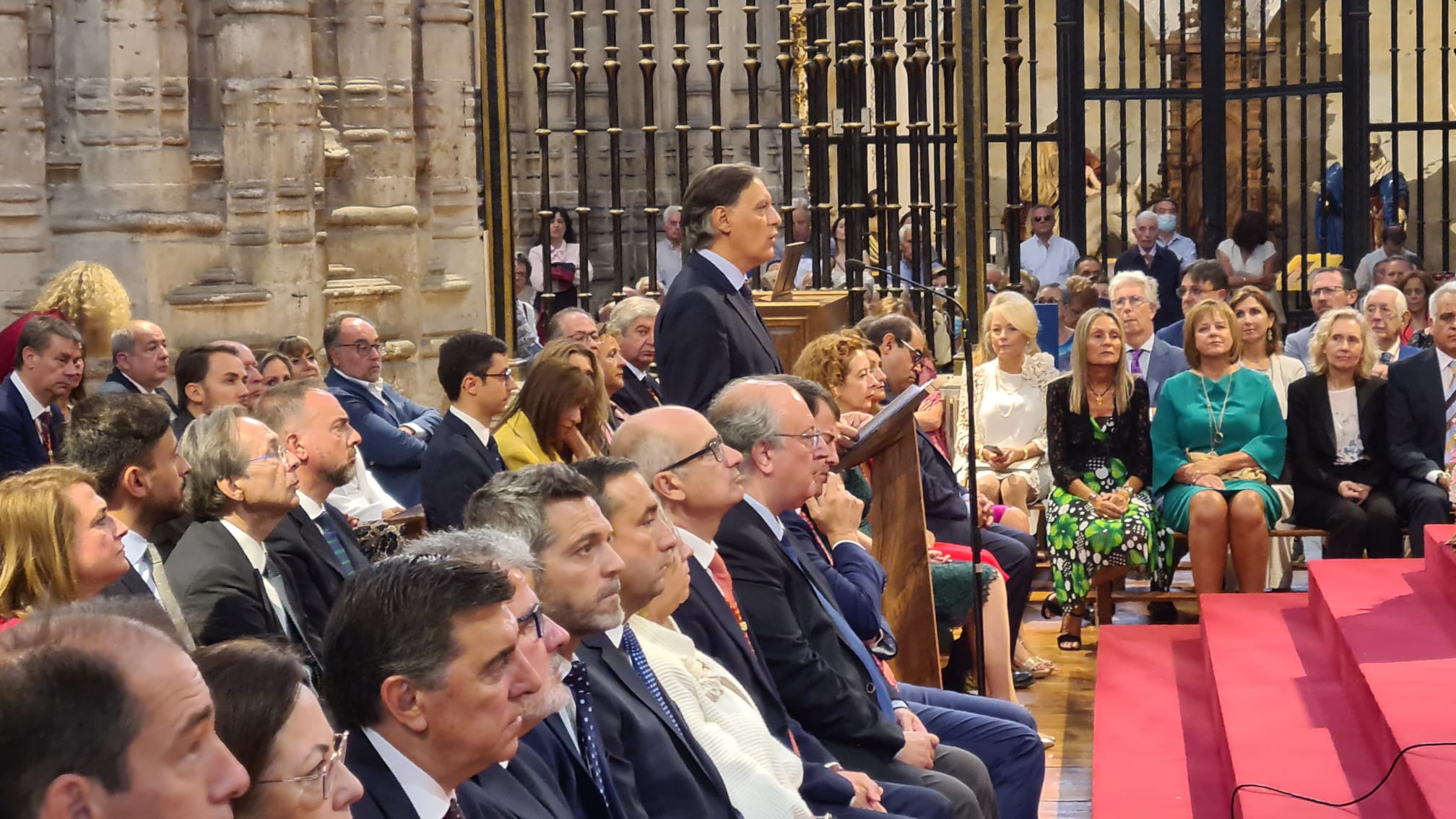El alcalde de Salamanca  Carlos Garcia Carbayo  en su intervencion