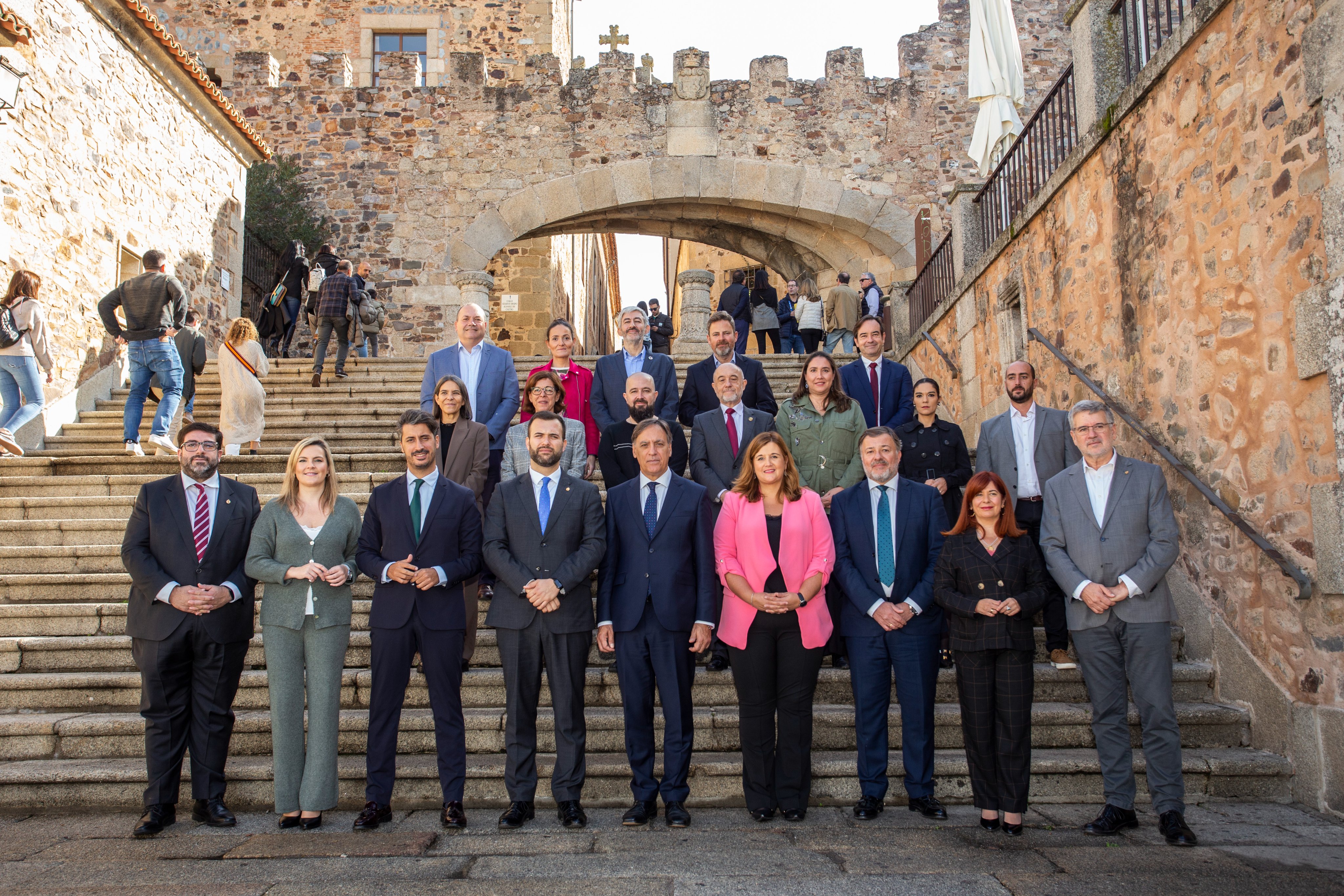 Asamblea de alcaldes y alcaldesas del Grupo de Ciudades Patrimonio de la Humanidad en Caceres