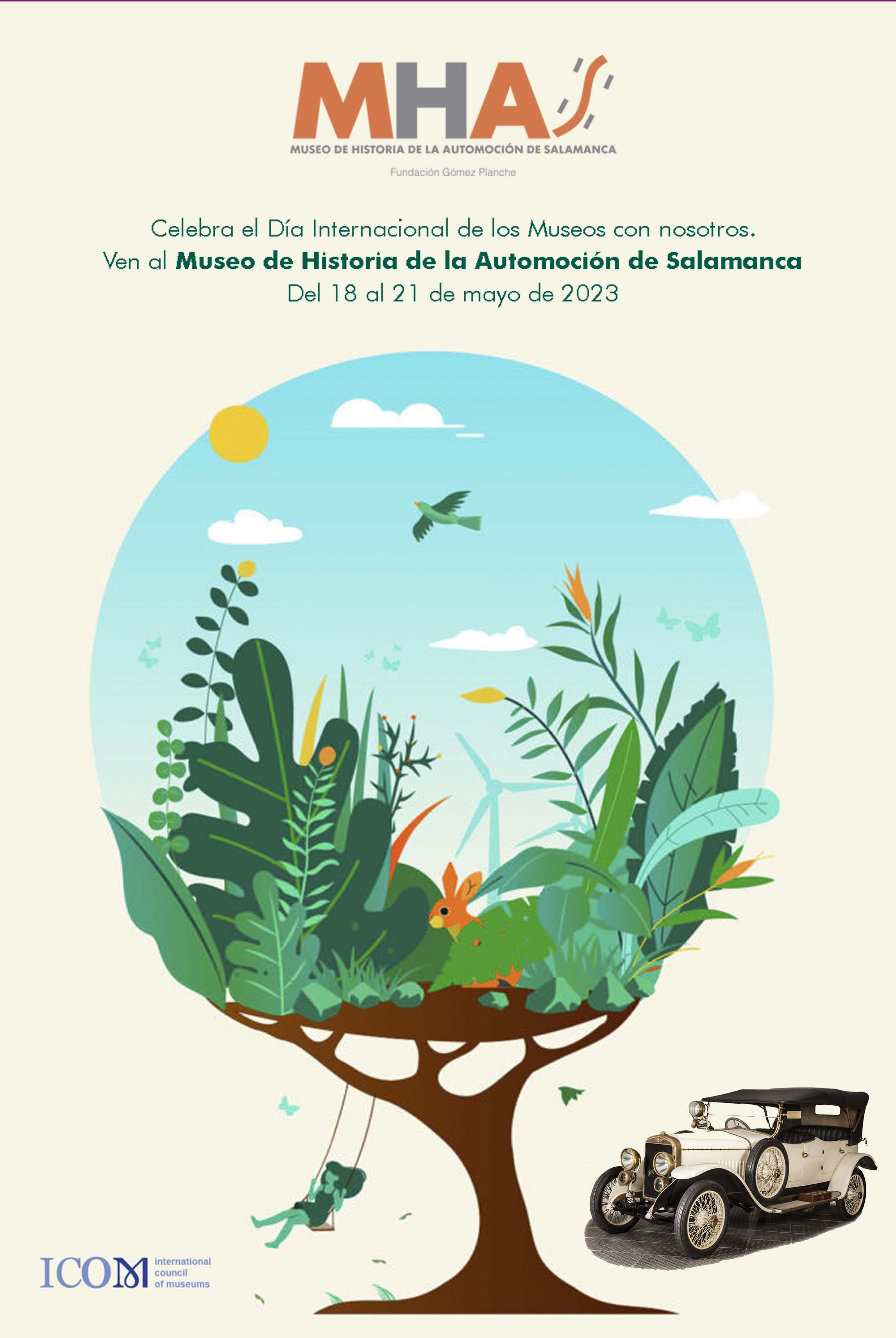 Cartel Dia Internacional de los Museos en el MHAS