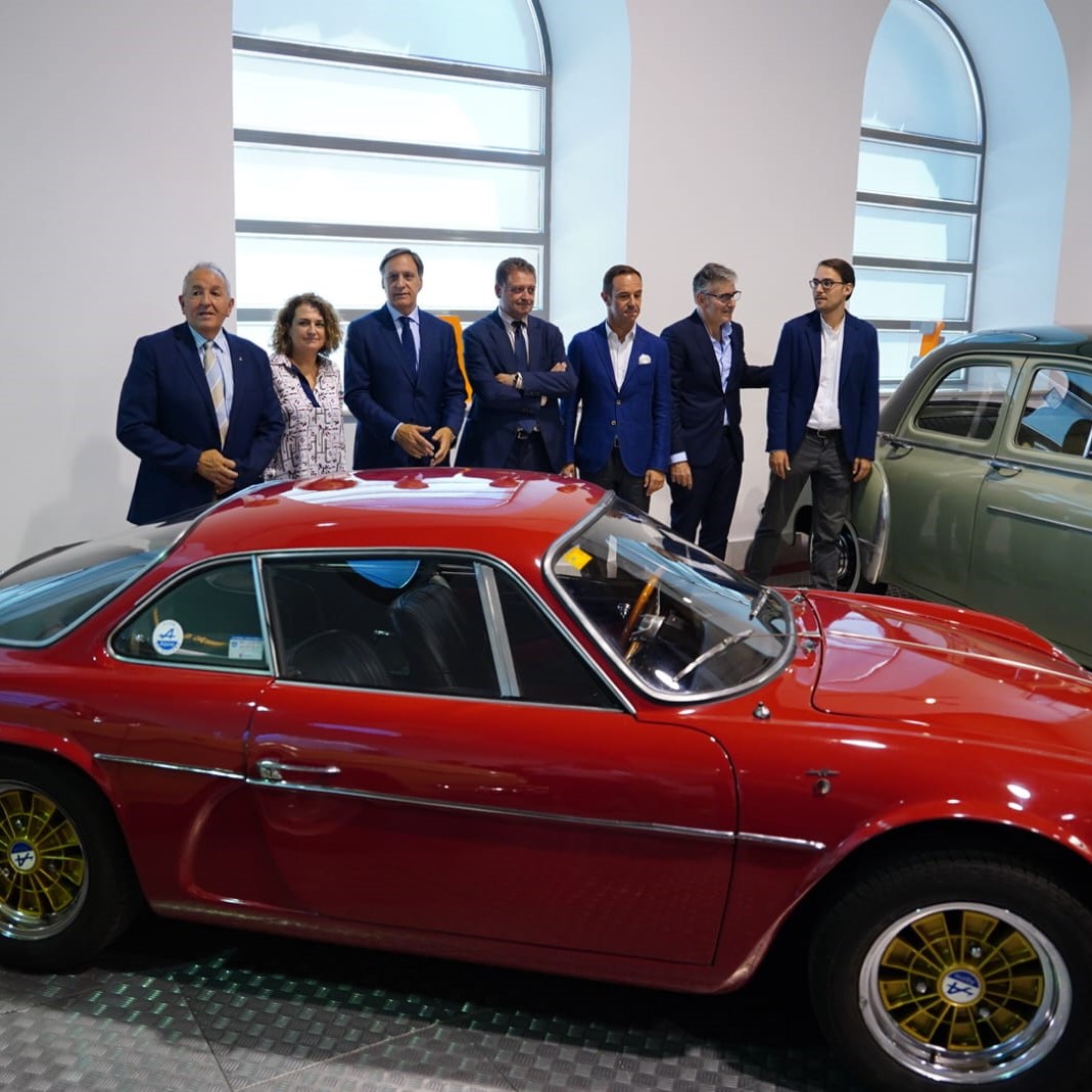 Inauguracion de la exposicion temporal  Renault  125 anos de Historia de la Automocion