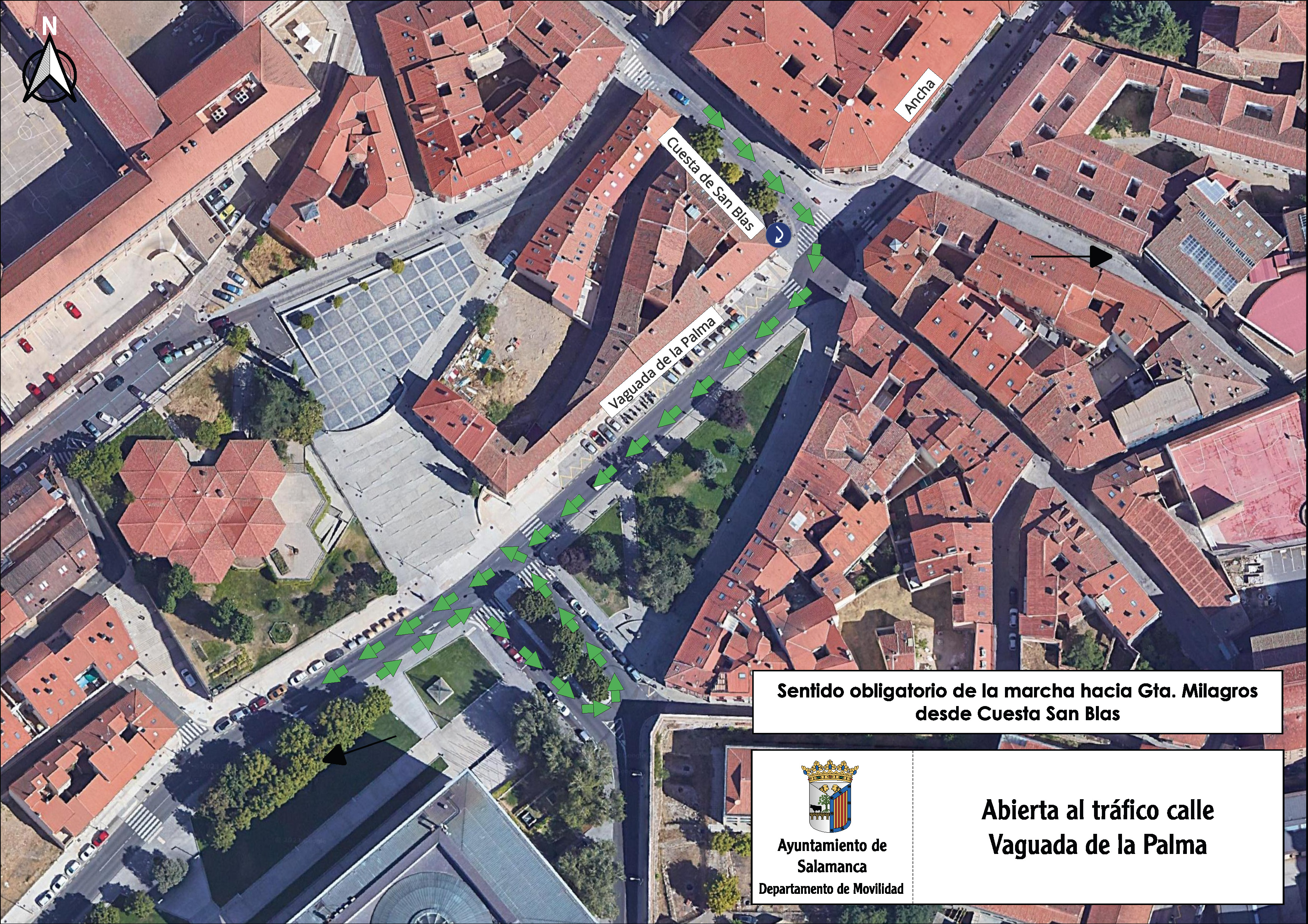 Abierta hoy al trafico la calle Vaguada de la Palma