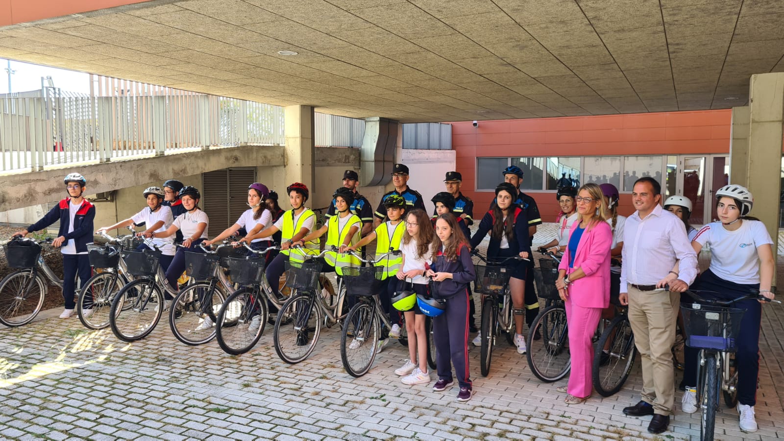 Maria Jose Coca y Angel Molina en la Semana Europea de la Movilidad